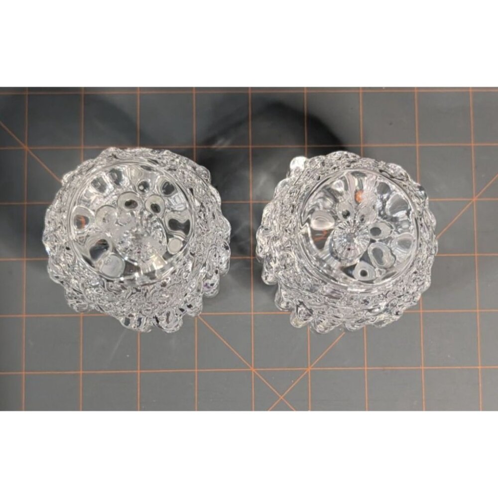 Kosta Boda Goran Warff Crystal Votive Candle Holders Set of 2 - Picture 11 of 16